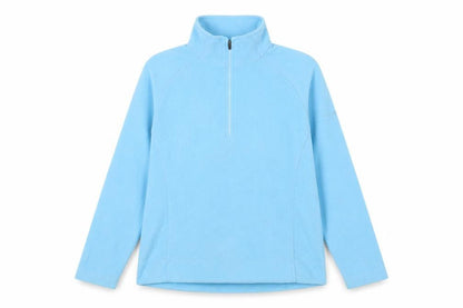 F.LLI Campagnolo Womens Blue Polyester Pullover Sweatshirt Size 14 Zip
