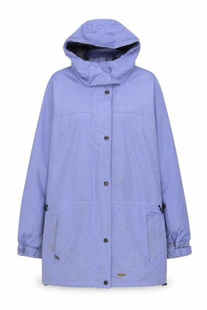 Womens UK Size 14 Outdoor Scene Purple Rain Coat