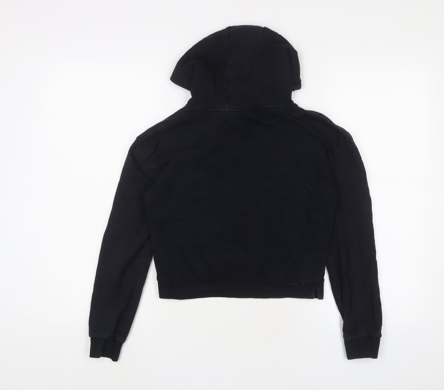 FRIENDS Girls Black Cotton Pullover Hoodie Size 11-12 Years Pullover