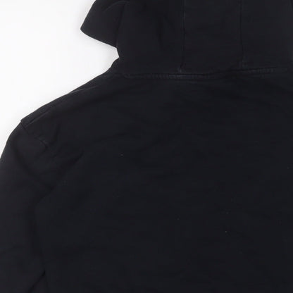 FRIENDS Girls Black Cotton Pullover Hoodie Size 11-12 Years Pullover