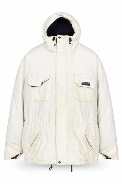 Mens UK Size L Ciro Citterio White Quilted Coat
