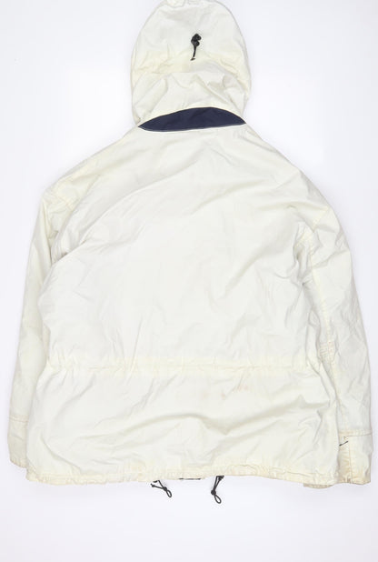 Mens UK Size L Ciro Citterio White Quilted Coat