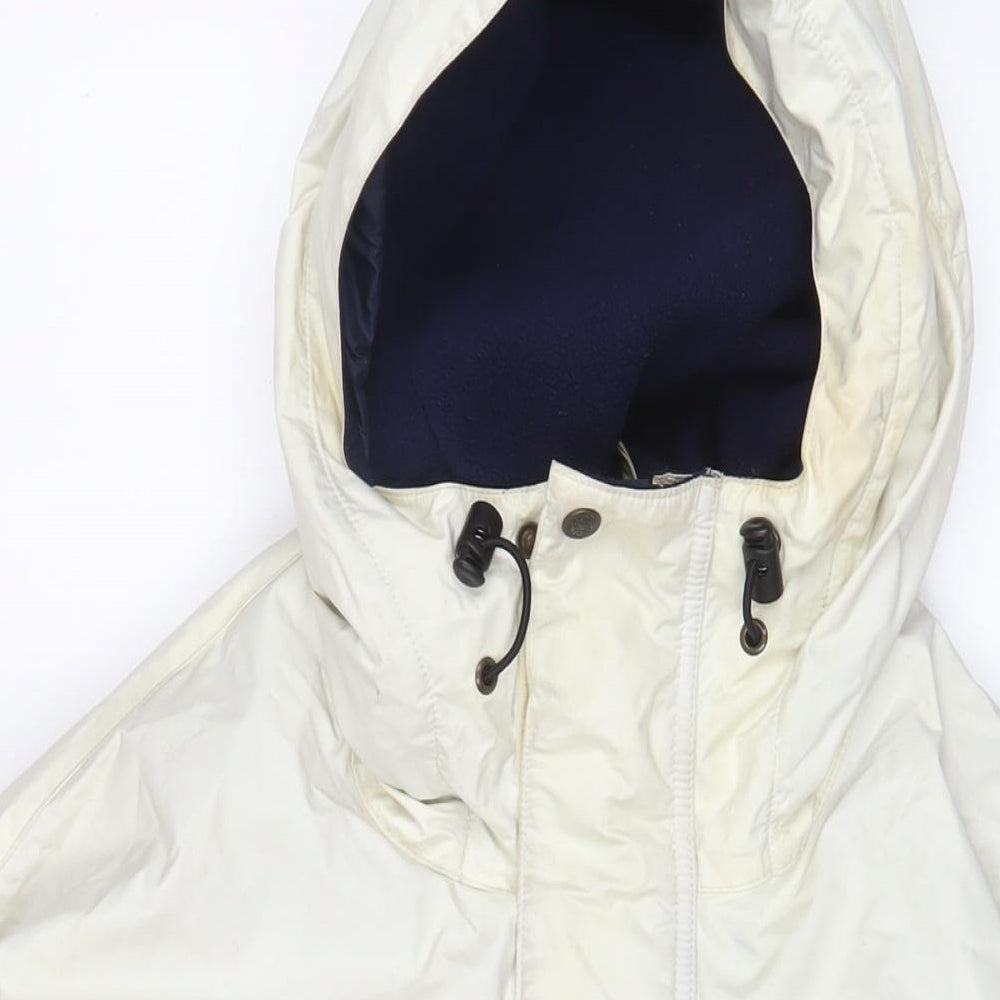 Mens UK Size L Ciro Citterio White Quilted Coat
