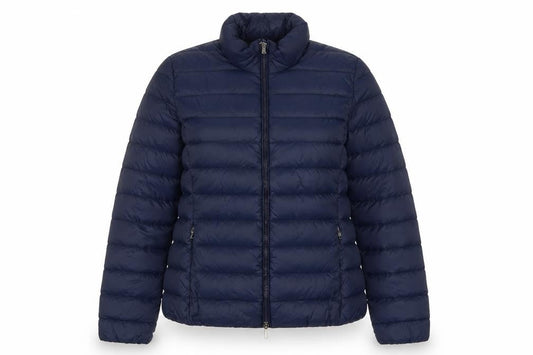 Womens UK Size 8 Geox Blue Puffer Jacket