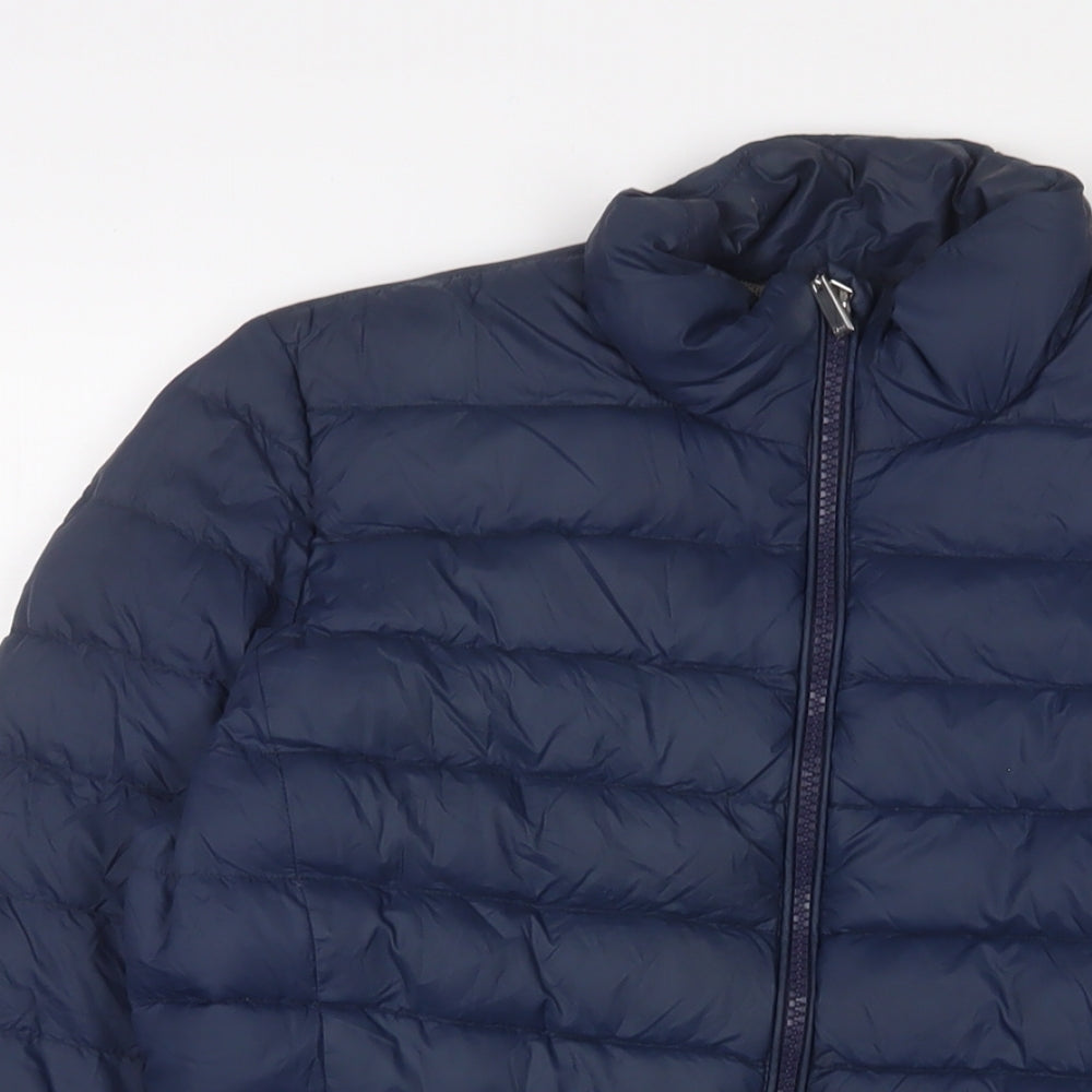Womens UK Size 8 Geox Blue Puffer Jacket