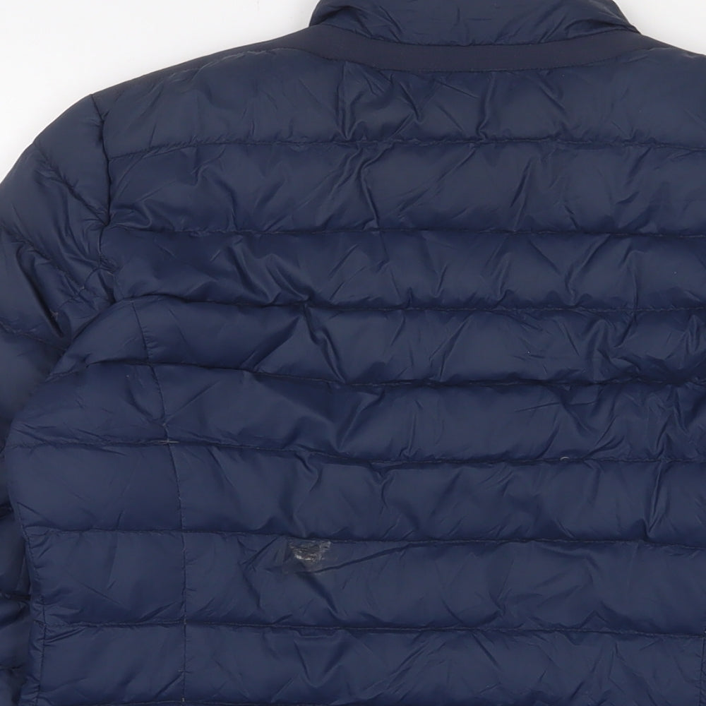 Womens UK Size 8 Geox Blue Puffer Jacket