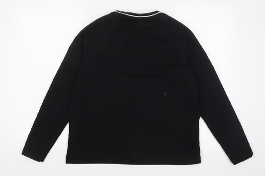 Womens UK Size 12 Marks and Spencer Black Pullover Sweatshirt