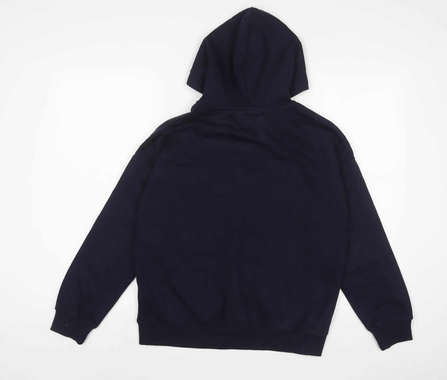 Marks and Spencer Boys Blue Cotton Full Zip Hoodie Size 12-13 Years Zip