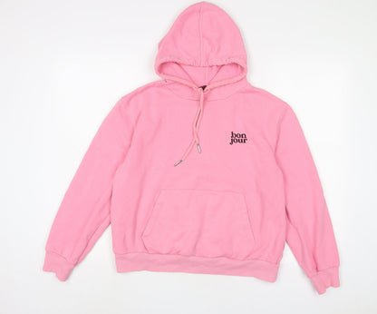 Womens UK Size 10 Marks and Spencer Pink Pullover Hoodie
