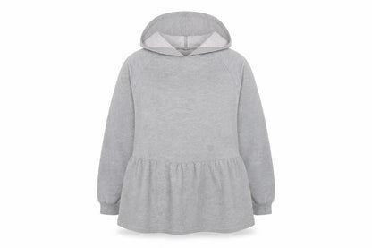 Simply Be Womens Grey Cotton Pullover Hoodie Size 20 Pullover