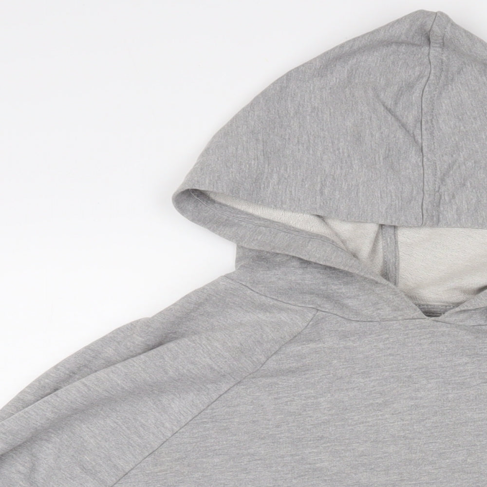 Simply Be Womens Grey Cotton Pullover Hoodie Size 20 Pullover