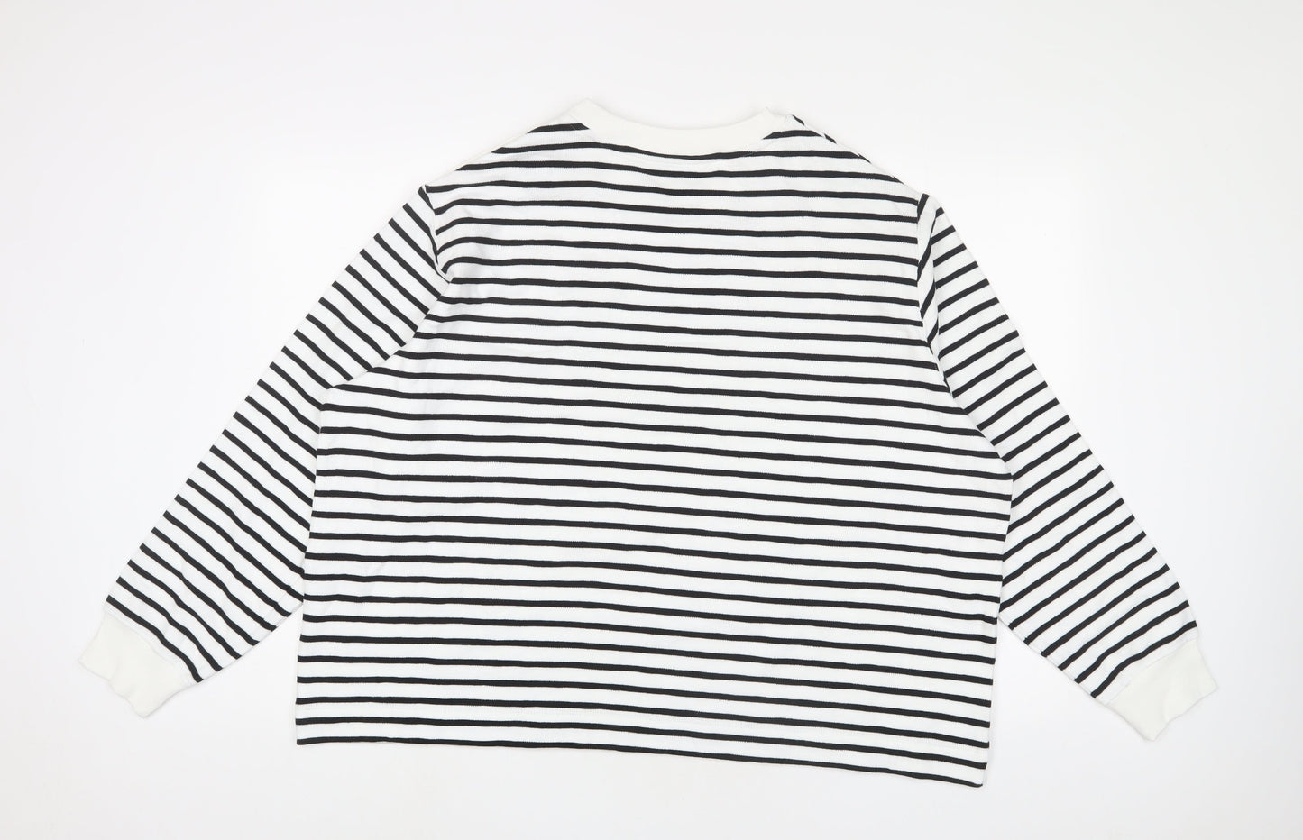 Womens UK Size XL Marks and Spencer White Pullover Sweatshirt