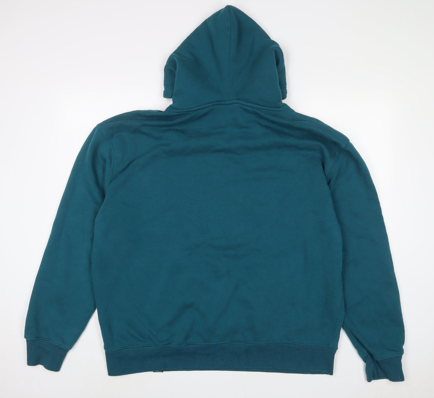 Mens UK Size M Pull&Bear Blue Pullover Hoodie
