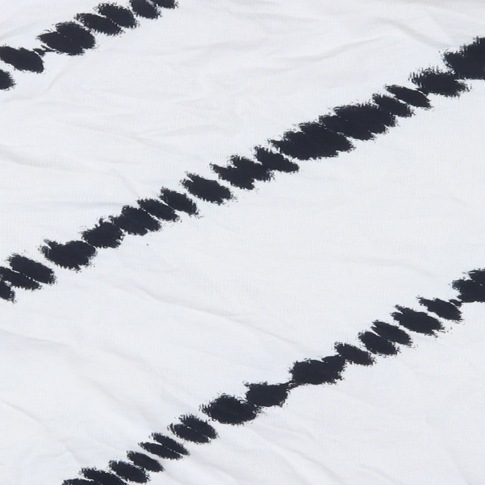 Womens UK Size M Marks and Spencer White Pullover Sweatshirt