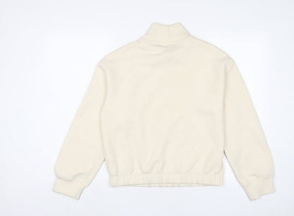 Womens UK Size S Marks and Spencer Beige Pullover Sweatshirt