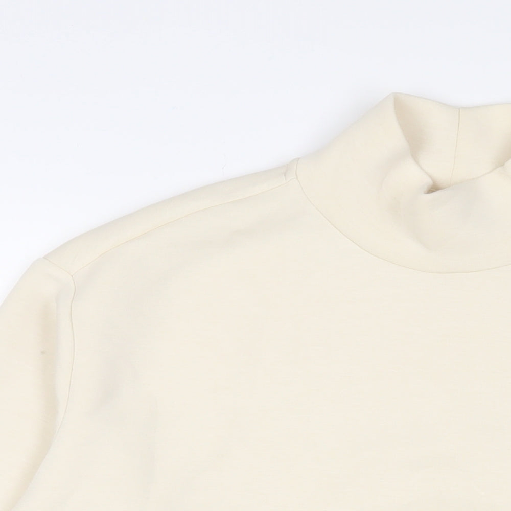 Womens UK Size S Marks and Spencer Beige Pullover Sweatshirt