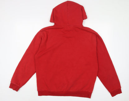 USAF Womens Red Cotton Pullover Hoodie Size 16 Pullover