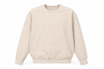 PRETTYLITTLETHING Womens Beige Cotton Pullover Sweatshirt Size L Pullover