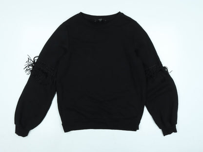 Womens UK Size 10 NEXT Black Pullover Sweatshirt