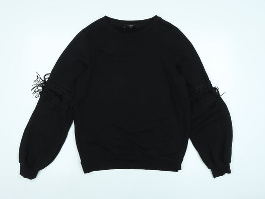 Womens UK Size 10 NEXT Black Pullover Sweatshirt