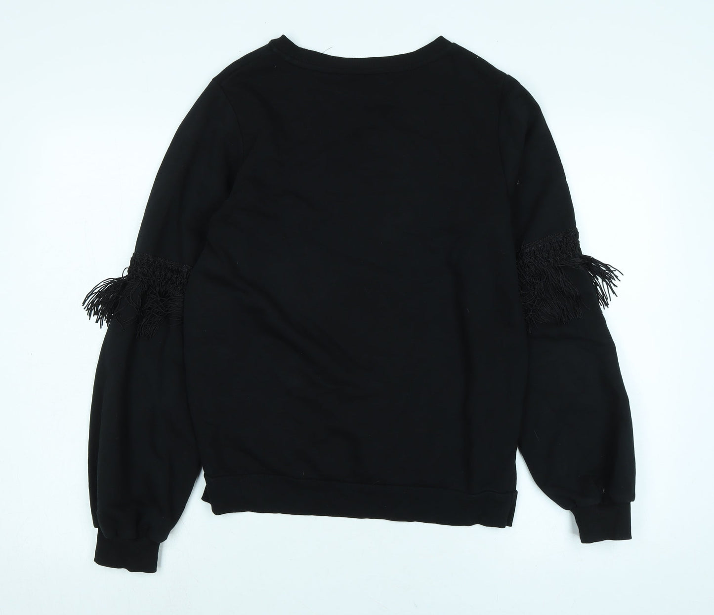 Womens UK Size 10 NEXT Black Pullover Sweatshirt