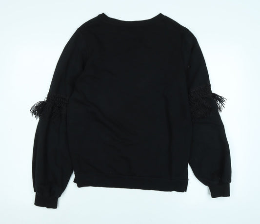 Womens UK Size 10 NEXT Black Pullover Sweatshirt