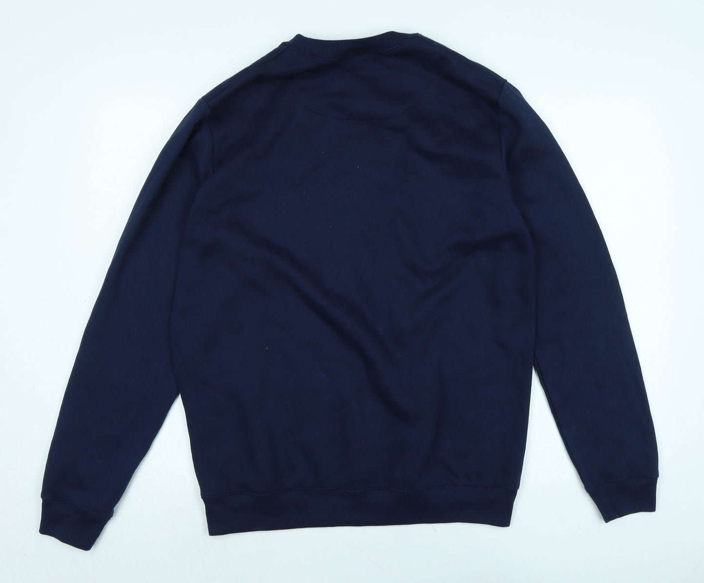 Mens UK Size M boohoo man Blue Pullover Sweatshirt
