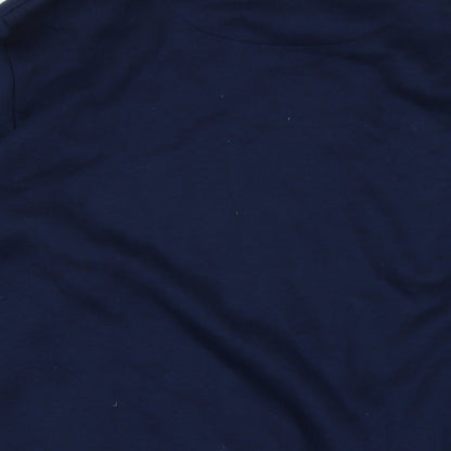 Mens UK Size M boohoo man Blue Pullover Sweatshirt
