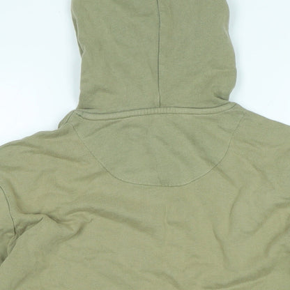 Topman Mens Green Polyester Pullover Hoodie Size M