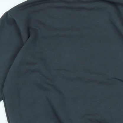 New Look Girls Grey Polyester Pullover Sweatshirt Size 9 Years