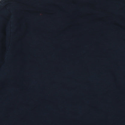 River Island Womens Blue Polyester Pullover Sweatshirt Size L