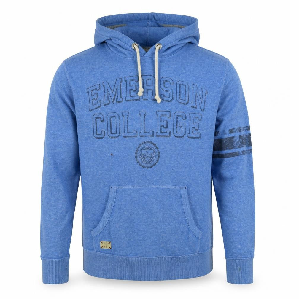 Next Mens Blue Polyester Pullover Hoodie Size L