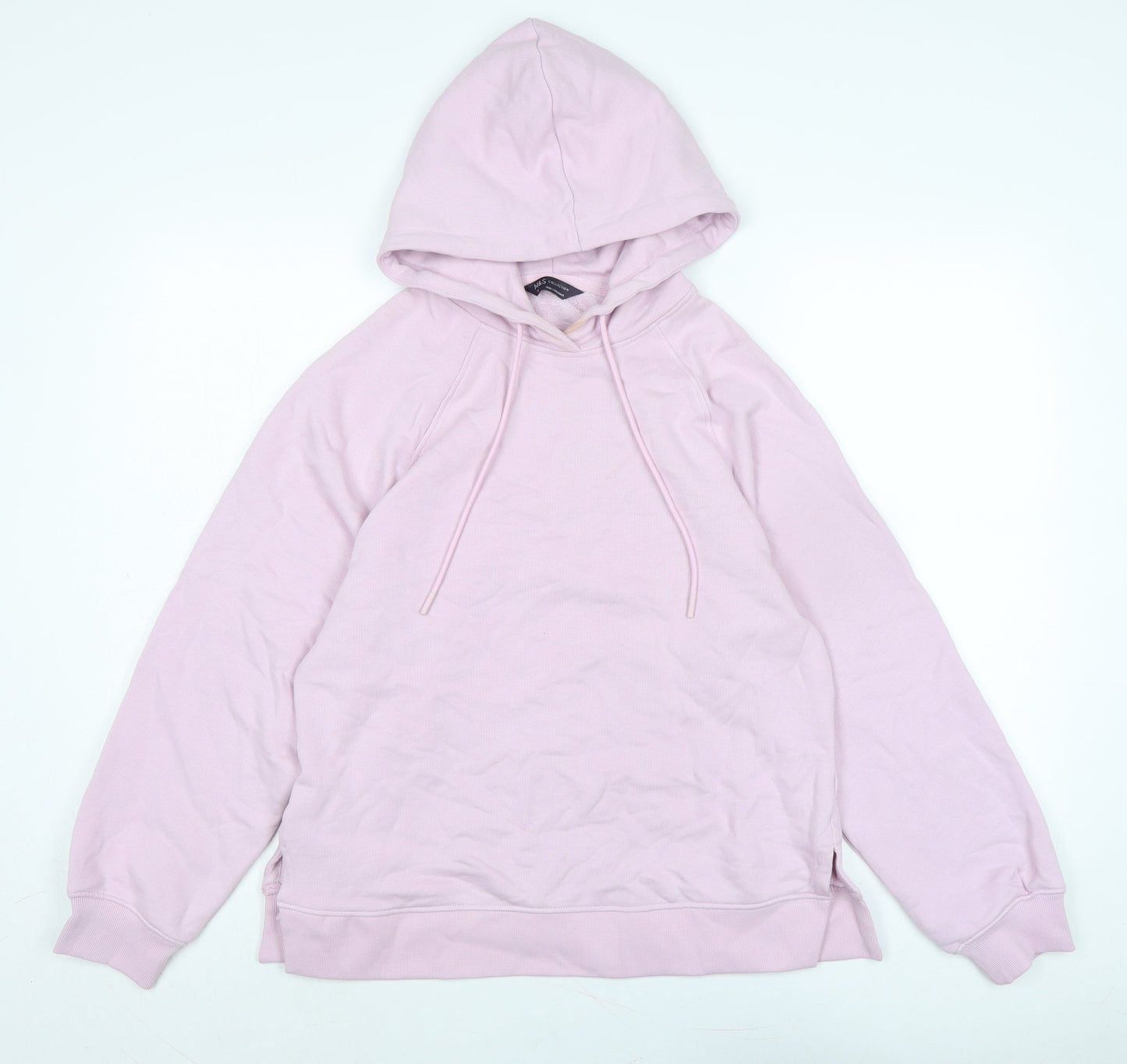 Womens UK Size 10 Marks and Spencer Purple Pullover Hoodie