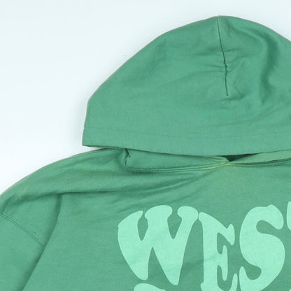 Boohoo Womens Green Polyester Pullover Hoodie Size XS