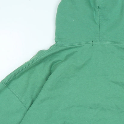 Boohoo Womens Green Polyester Pullover Hoodie Size XS