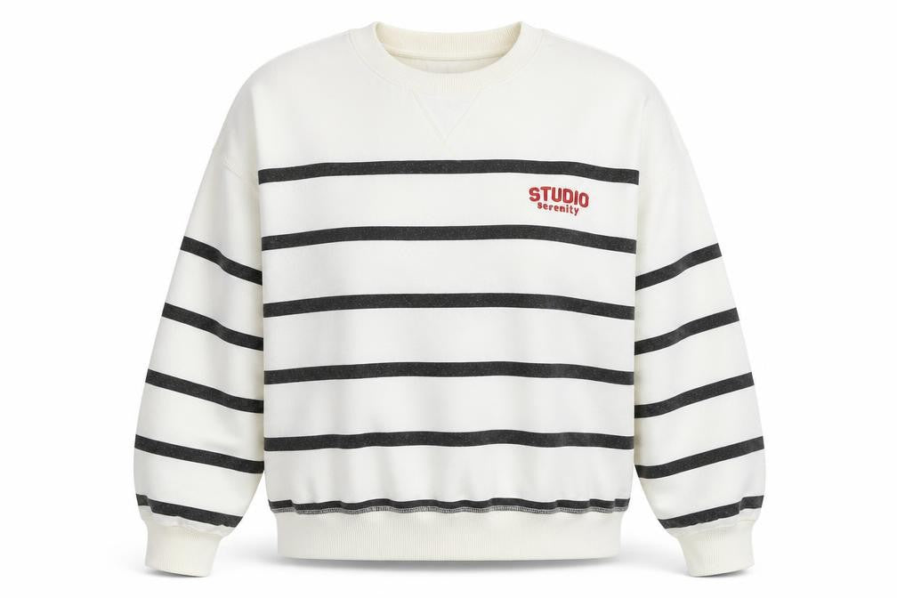 Womens UK Size S H&M White Pullover Sweatshirt