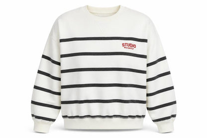 Womens UK Size S H&M White Pullover Sweatshirt