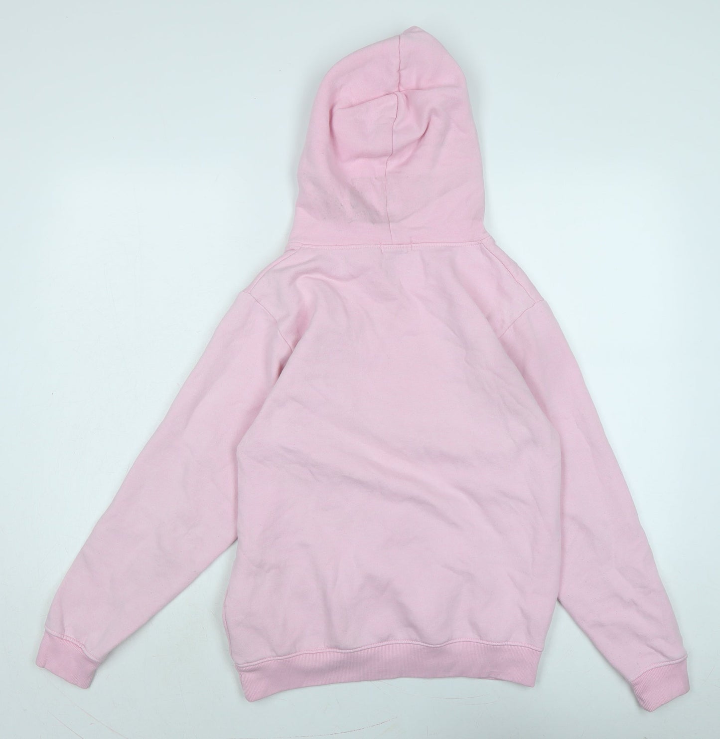 PRETTYLITTLETHING Womens Pink Polyester Pullover Hoodie Size S