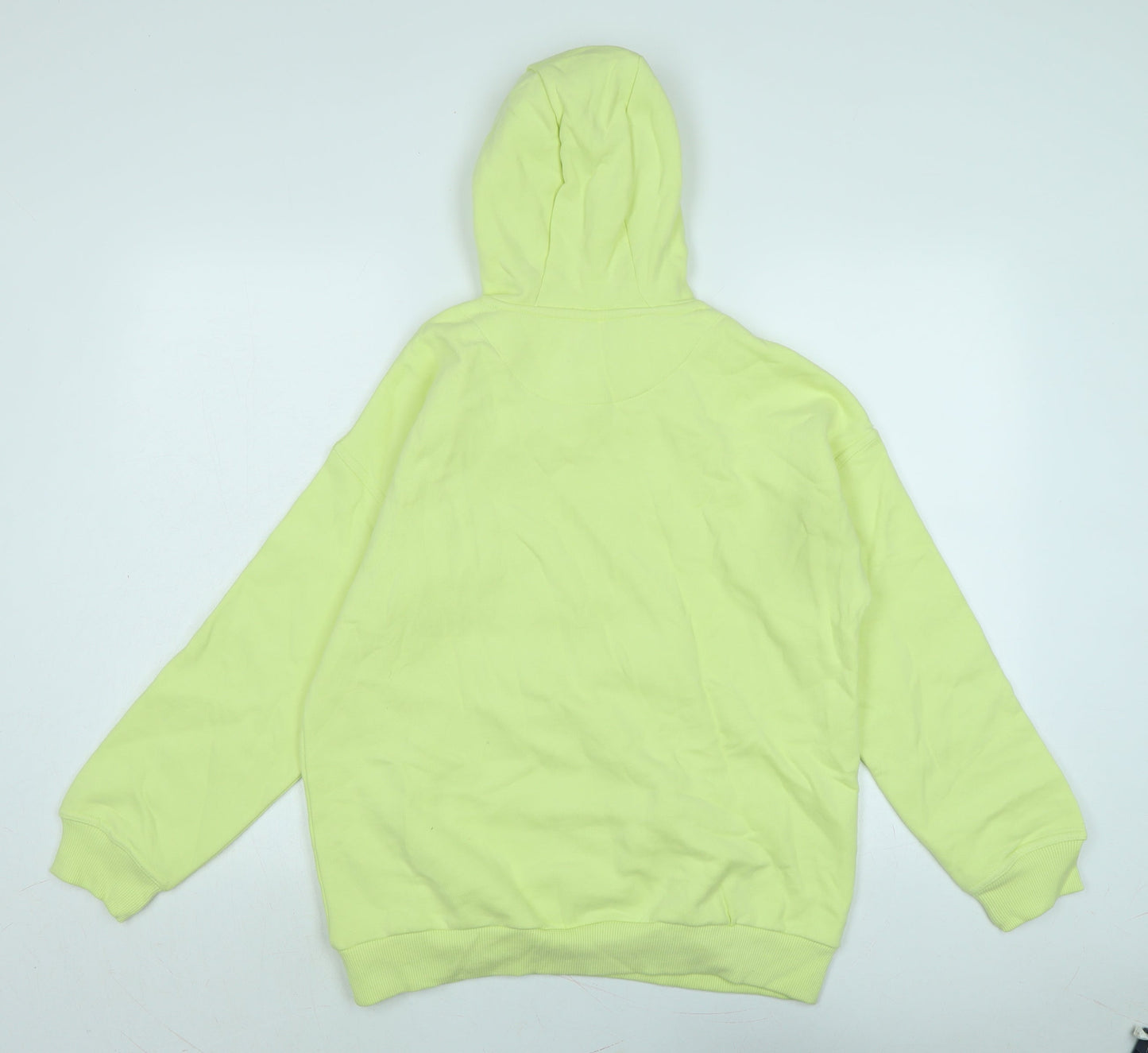 Marks and Spencer Boys Green Polyester Pullover Hoodie Size 13-14 Years