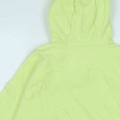 Marks and Spencer Boys Green Polyester Pullover Hoodie Size 13-14 Years