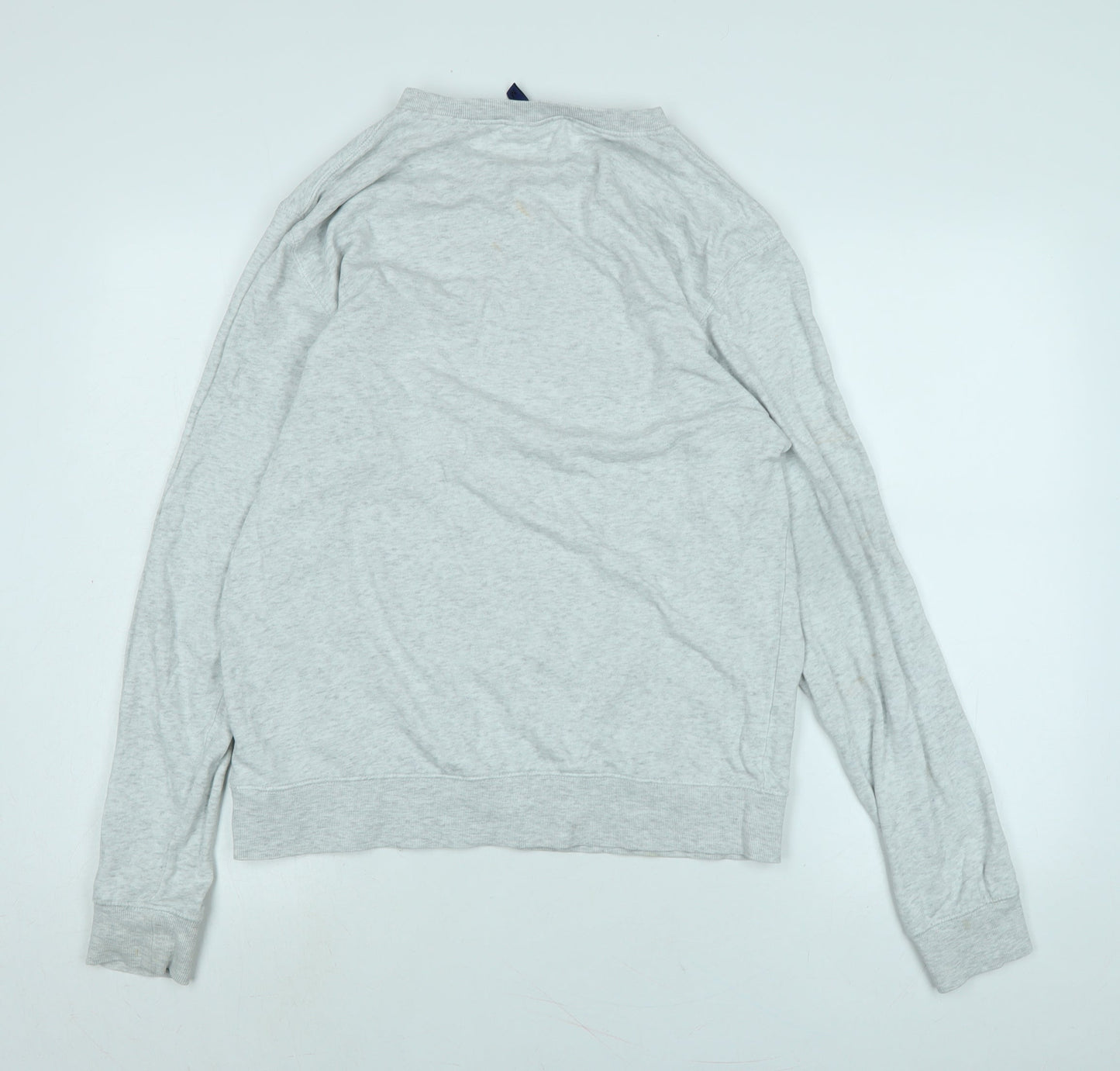 Divided Womens Grey Cotton Pullover Sweatshirt Size M