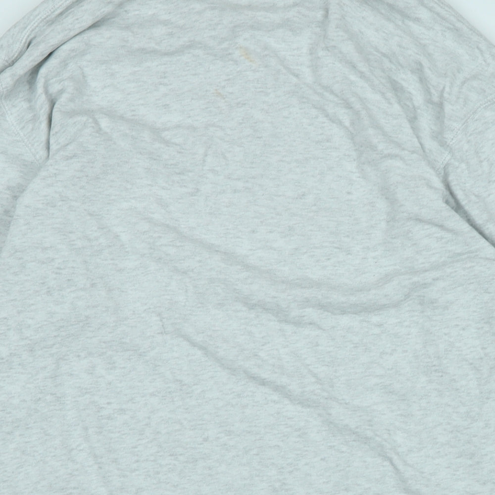 Divided Womens Grey Cotton Pullover Sweatshirt Size M