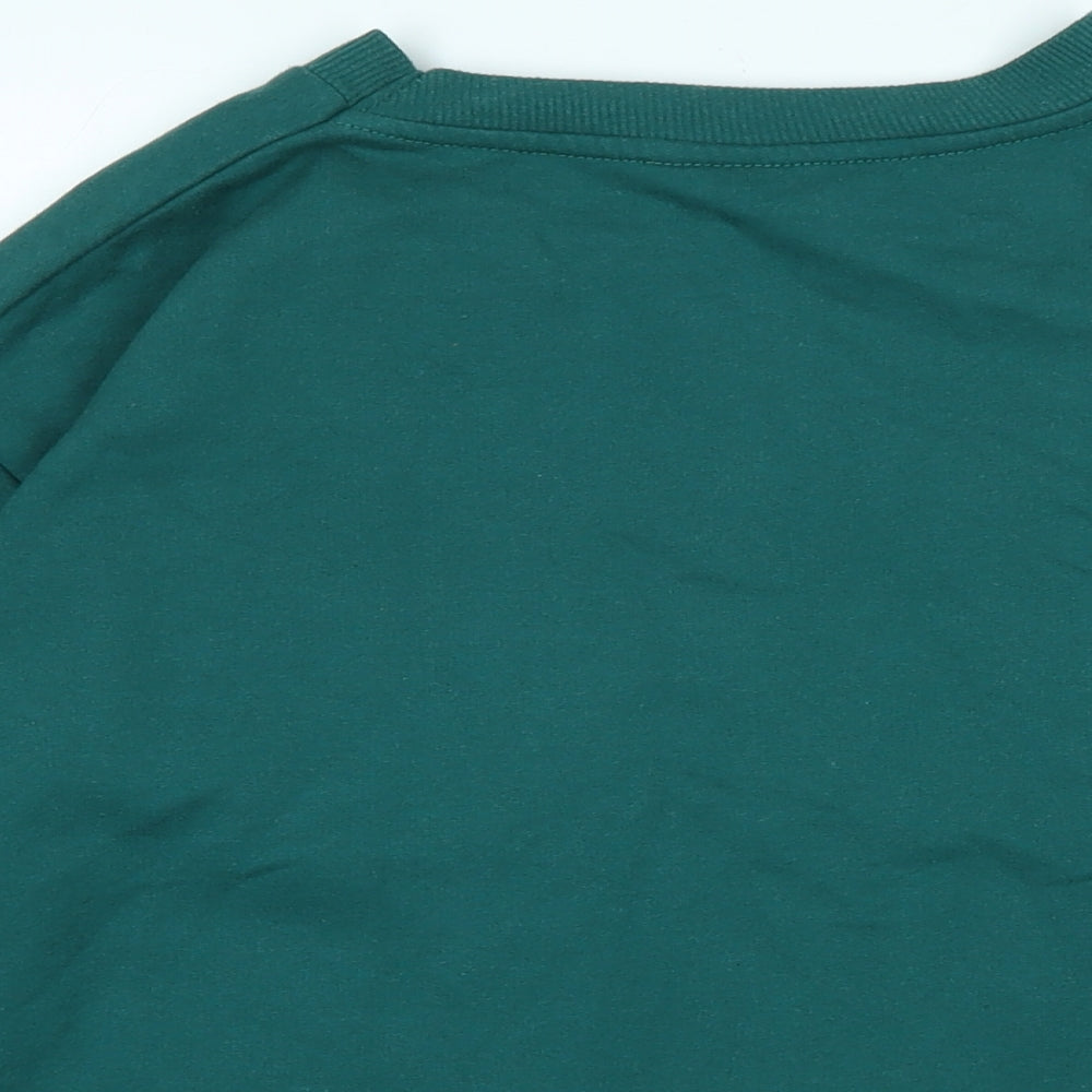 Sugar dust Womens Green Polyester Pullover Sweatshirt Size L