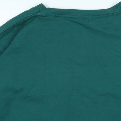 Sugar dust Womens Green Polyester Pullover Sweatshirt Size L