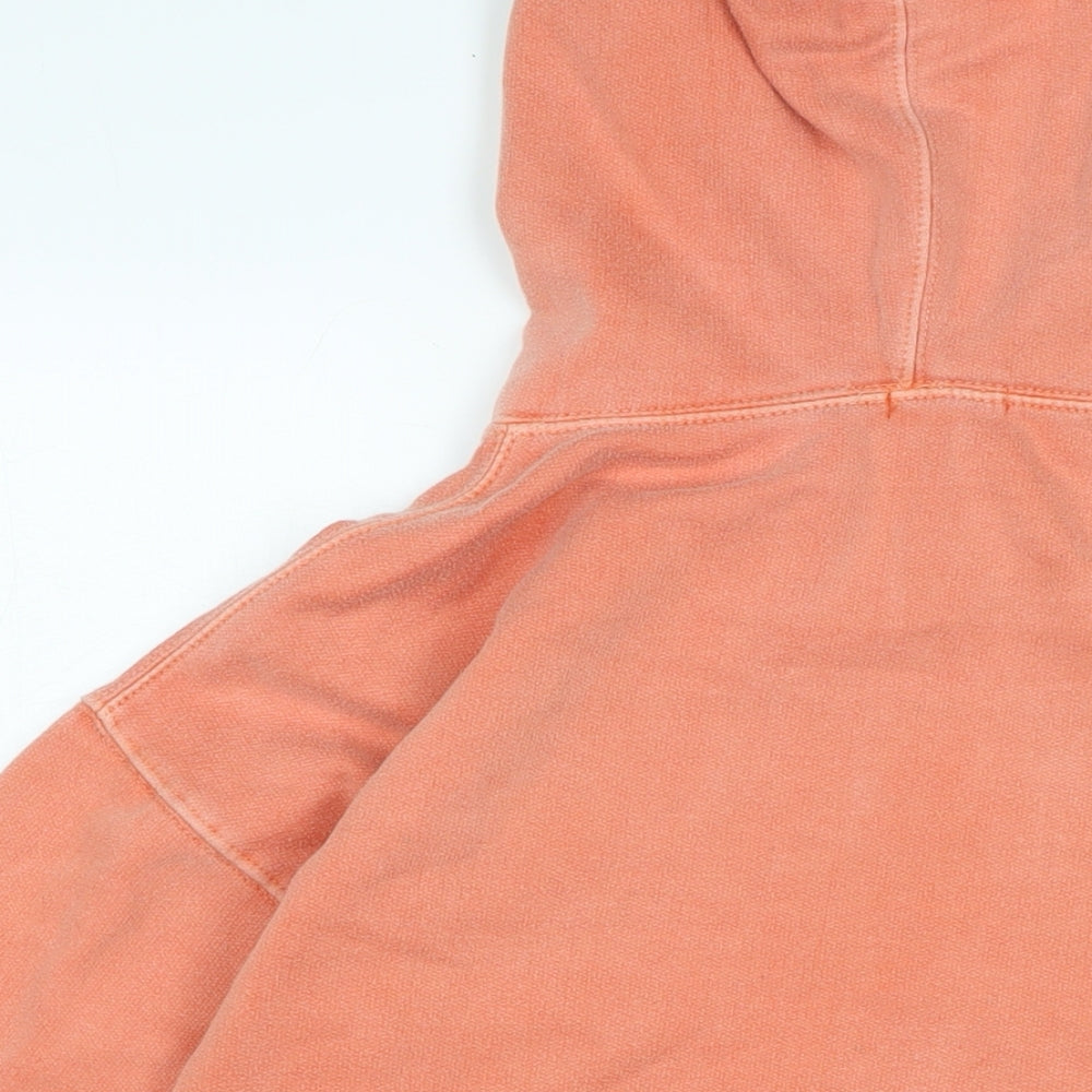 PRETTYLITTLETHING Womens Orange Polyester Pullover Hoodie Size M