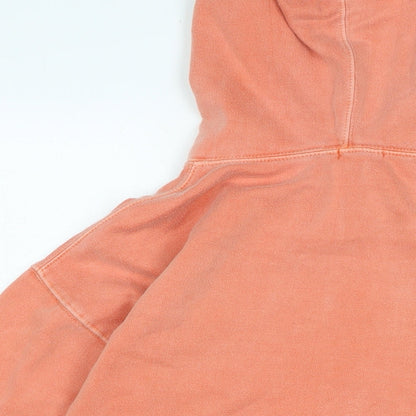 PRETTYLITTLETHING Womens Orange Polyester Pullover Hoodie Size M
