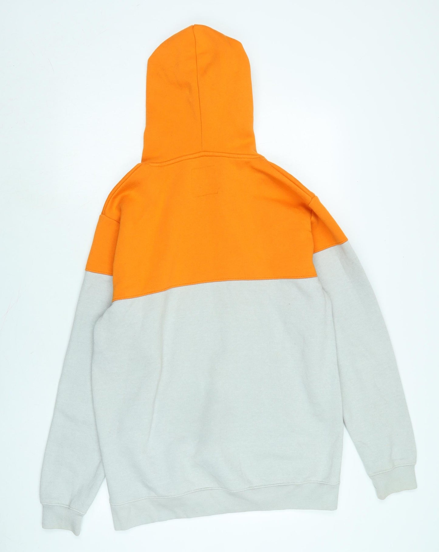 Mens UK Size L boohoo man Grey Pullover Hoodie