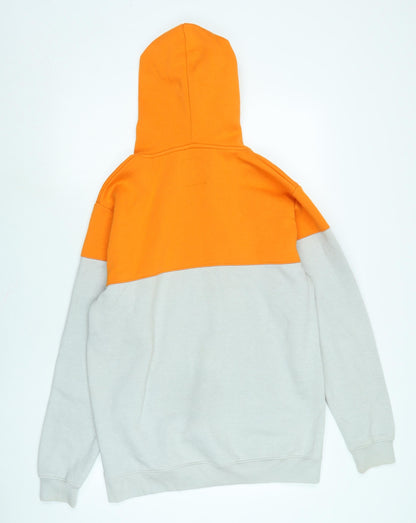 Mens UK Size L boohoo man Grey Pullover Hoodie