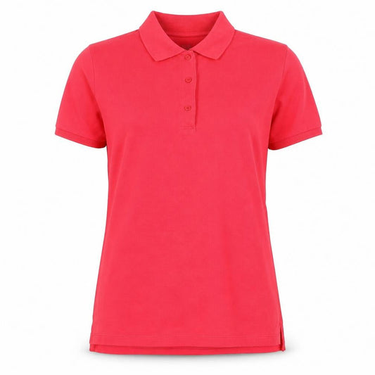 Womens UK Size M Uniqlo Pink Basic Polo