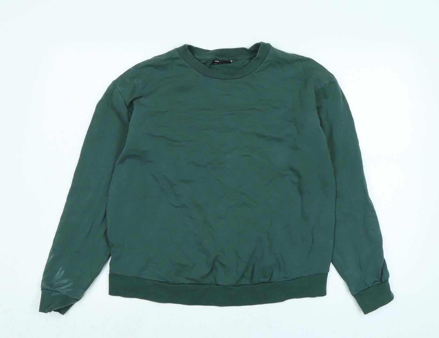 Womens UK Size 12 ASOS Green Pullover Sweatshirt
